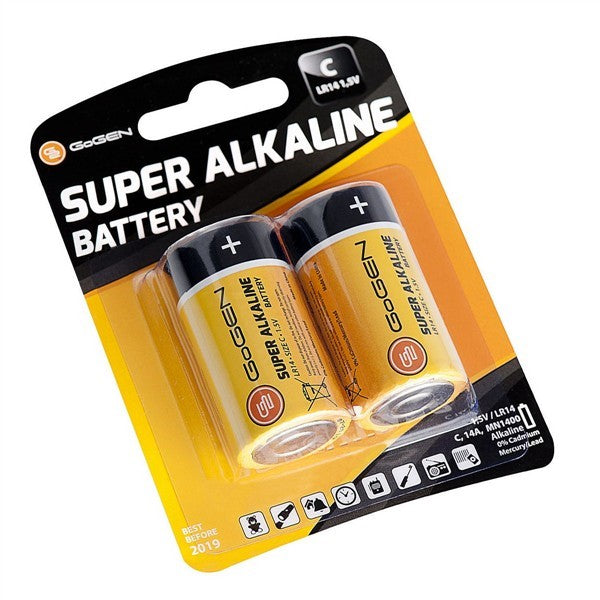 Baterie alkaliczne GoGEN SUPER ALKALINE LR14 ALKALINE 2, C, blistr 2 szt. (GOGR14ALKALINE2)