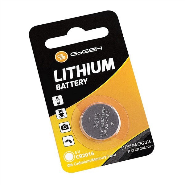 Bateria litowa GoGEN CR 2016 LITHIUM 1, blistr 1 szt. (GOGCR2016LITHIUM1)