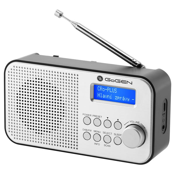 Radio z DAB+ GoGEN DAB 300 N Srebrny
