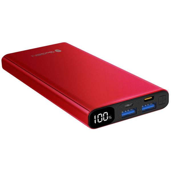 Powerbank GoGEN PB100008 10000 mAh, USB-C PD 20W (PB100008R) Czerwona