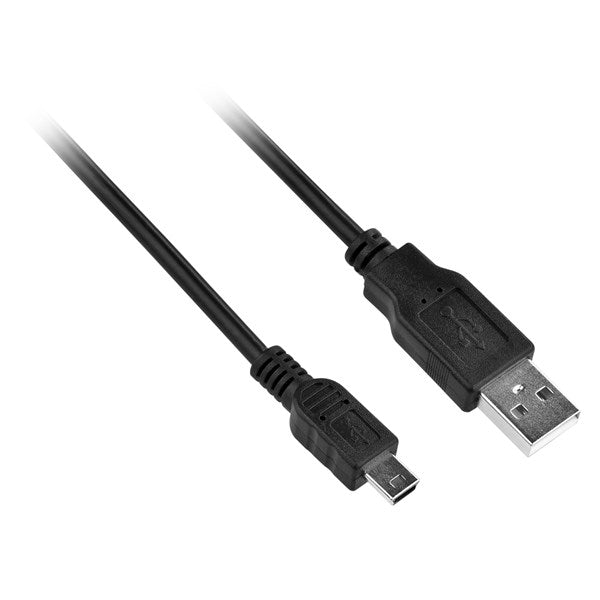 Kabel GoGEN USB A/MINI USB B 1,5m (GOGMINUSB150MM01) Czarny