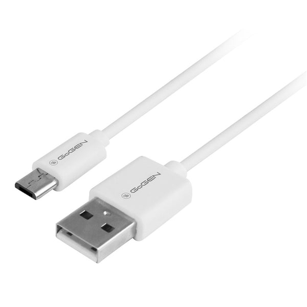 Kabel GoGEN USB / micro USB, 0,5m (MICUSB050MM11) Biały