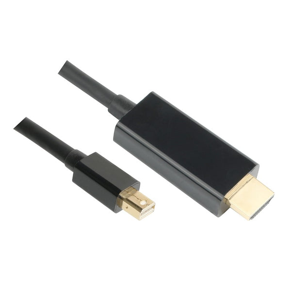 Kabel GoGEN HDMI / mini DisplayPort, 2m, pozlacený (MDPHDMI200MM01) Czarny