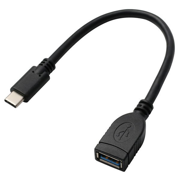 Kabel GoGEN USB A/USB-C 3.1, OTG, 0,2m (USBCOTG) Czarny
