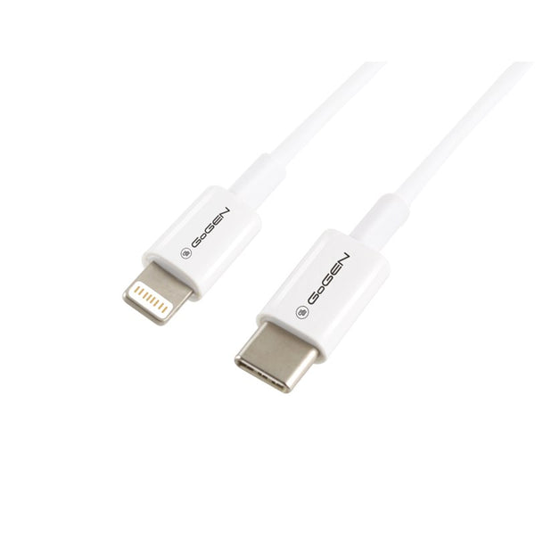 Kabel GoGEN USB-C / Lightning, 1m (USBC8P100MM02) Biały