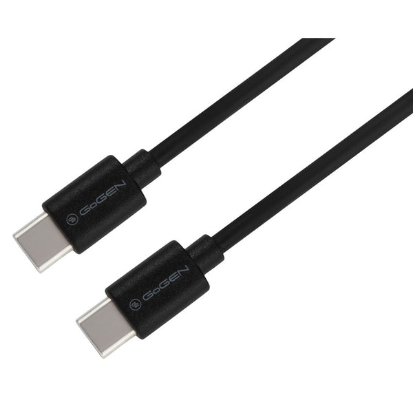 Kabel GoGEN USB-C / USB-C, 60W, 0,3m (USBCC030MM05) Czarny